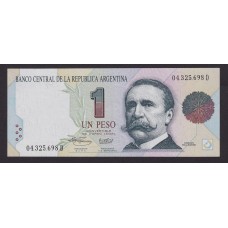 ARGENTINA COL. 735f BILLETE DE 1 PESO CONVERTIBLE MUY BUENO